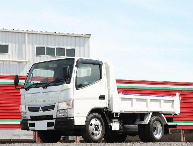 三菱 キャンター 小型 ダンプ ローダー 強化 の中古トラック【車両No.165223】