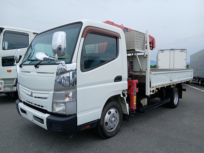 三菱 キャンター 小型 クレーン付