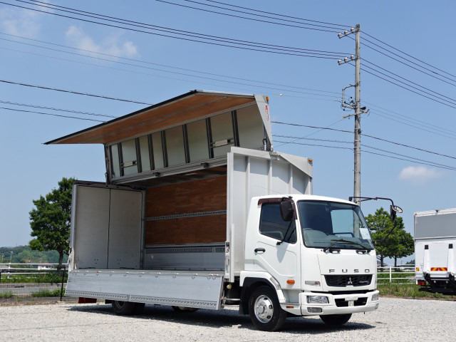 三菱 ファイター 中型/増トン ウイング ベッド 2KG-FK62F の中古トラック【車両No.161702】