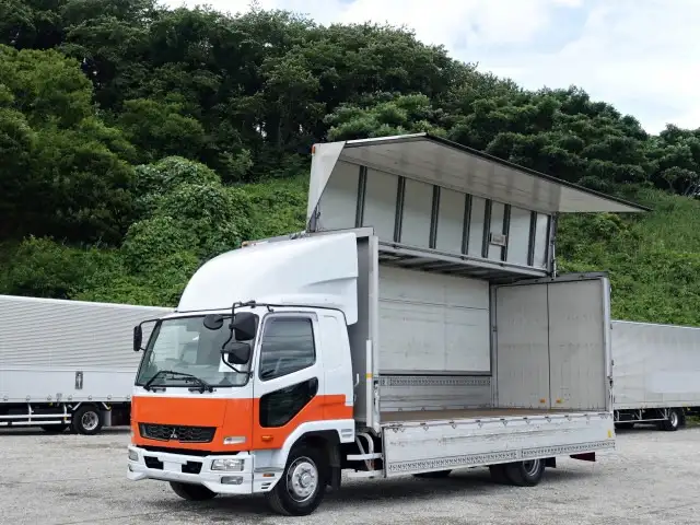 三菱 ファイター 中型/増トン ウイング エアサス ベッド の中古トラック【車両No.191687】
