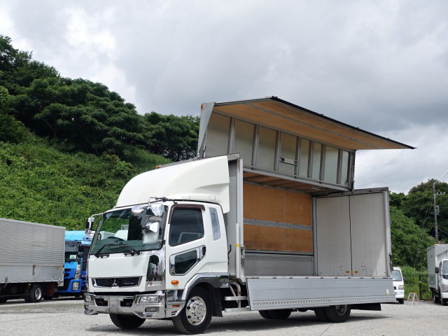 三菱 ファイター 中型/増トン ウイング ベッド TKG-FK64F の中古トラック【車両No.155752】