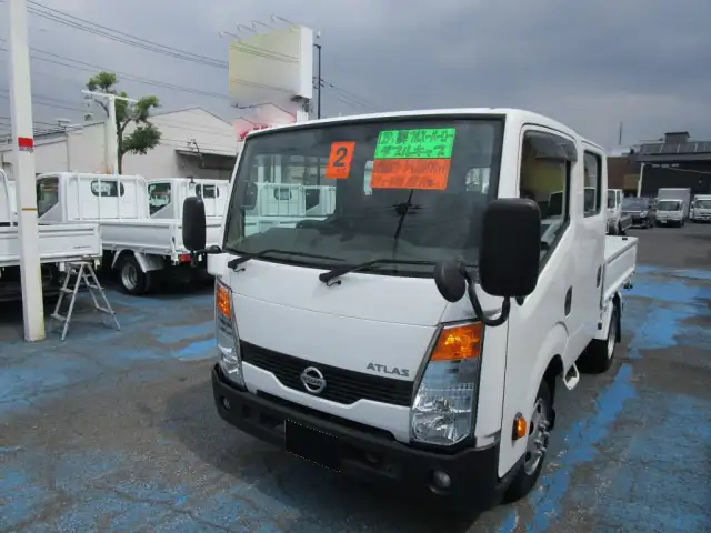 日産 アトラス 小型 平ボディ Wキャブ CBF-SQ2F24 の中古トラック【車両No.191680】