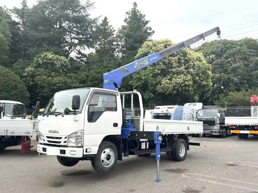 いすゞ エルフ 小型 クレーン付 4段 ラジコン の中古トラック【車両No.191716】