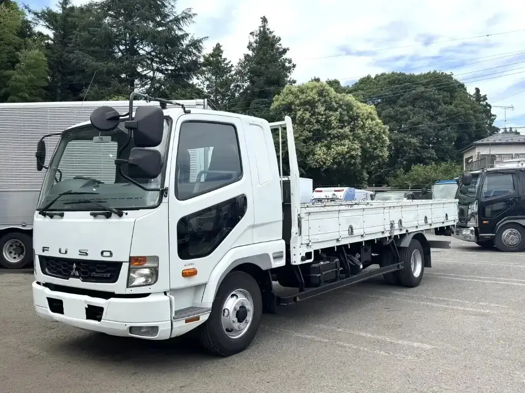 三菱 ファイター 中型/増トン 平ボディ ベッド TKG-FK61F の中古トラック【車両No.191702】