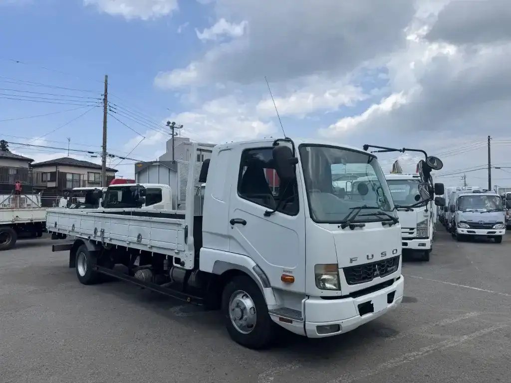 三菱 ファイター 中型/増トン 平ボディ ベッド TKG-FK61Fの中古トラック画像2