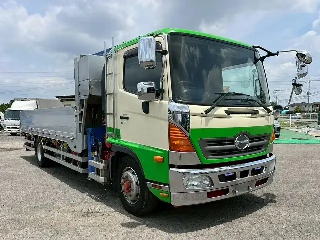 日野 レンジャー 中型/増トン クレーン付 アルミブロック エアサスの中古トラック画像2