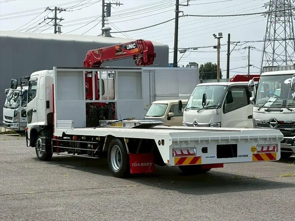 日野 レンジャー 中型/増トン 車両重機運搬 4段クレーン ラジコンの中古トラック画像4
