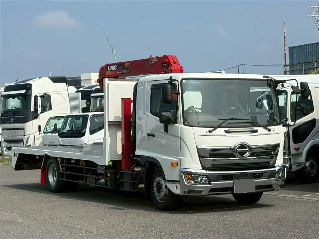 日野 レンジャー 中型/増トン 車両重機運搬 4段クレーン ラジコンの中古トラック画像2