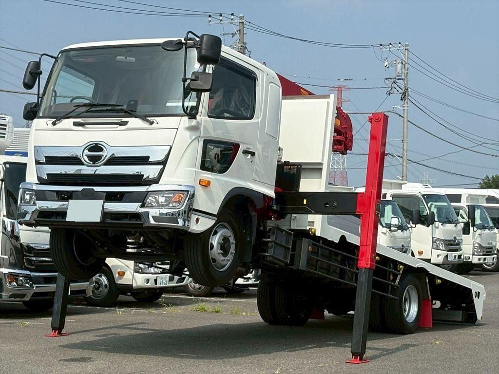 日野 レンジャー 中型/増トン 車両重機運搬 4段クレーン ラジコン の中古トラック【車両No.113770】