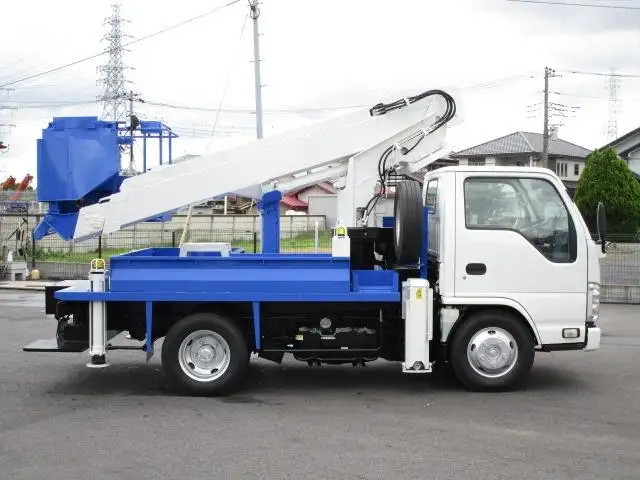 いすゞ エルフ 小型 高所・建柱車 高所作業車 SKG-NKR85Nの中古トラック画像4