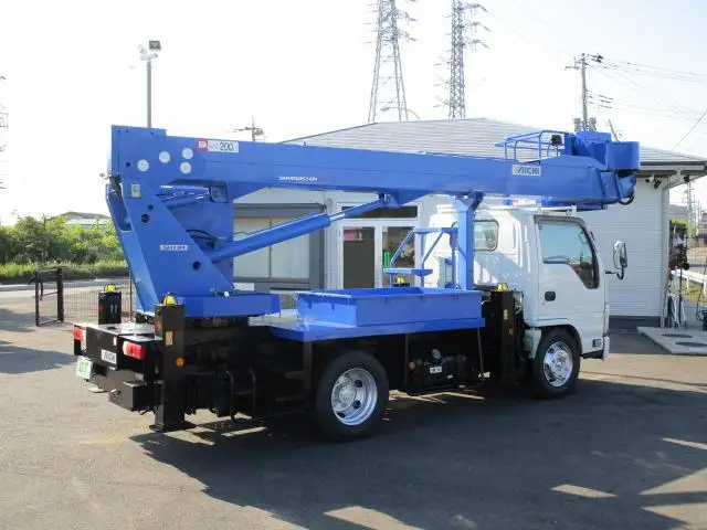いすゞ エルフ 小型 高所・建柱車 高所作業車 SKG-NKR85YNの中古トラック画像5