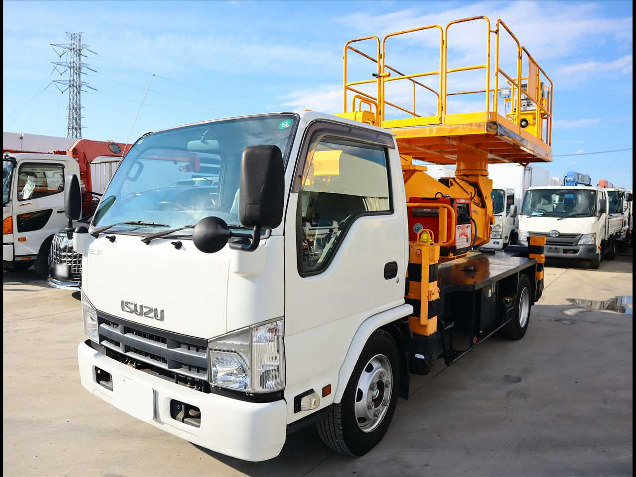 いすゞ エルフ 小型 高所・建柱車 高所作業車 KR-NKR81EP の中古トラック【車両No.55264】