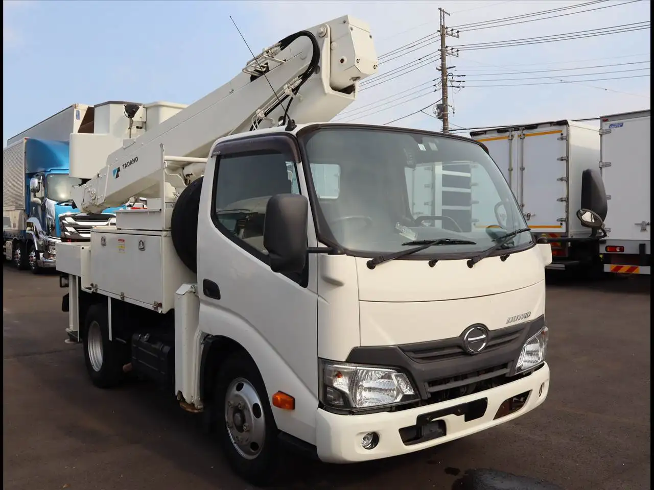 日野 デュトロ 小型 高所・建柱車 高所作業車 電工仕様の中古トラック画像2