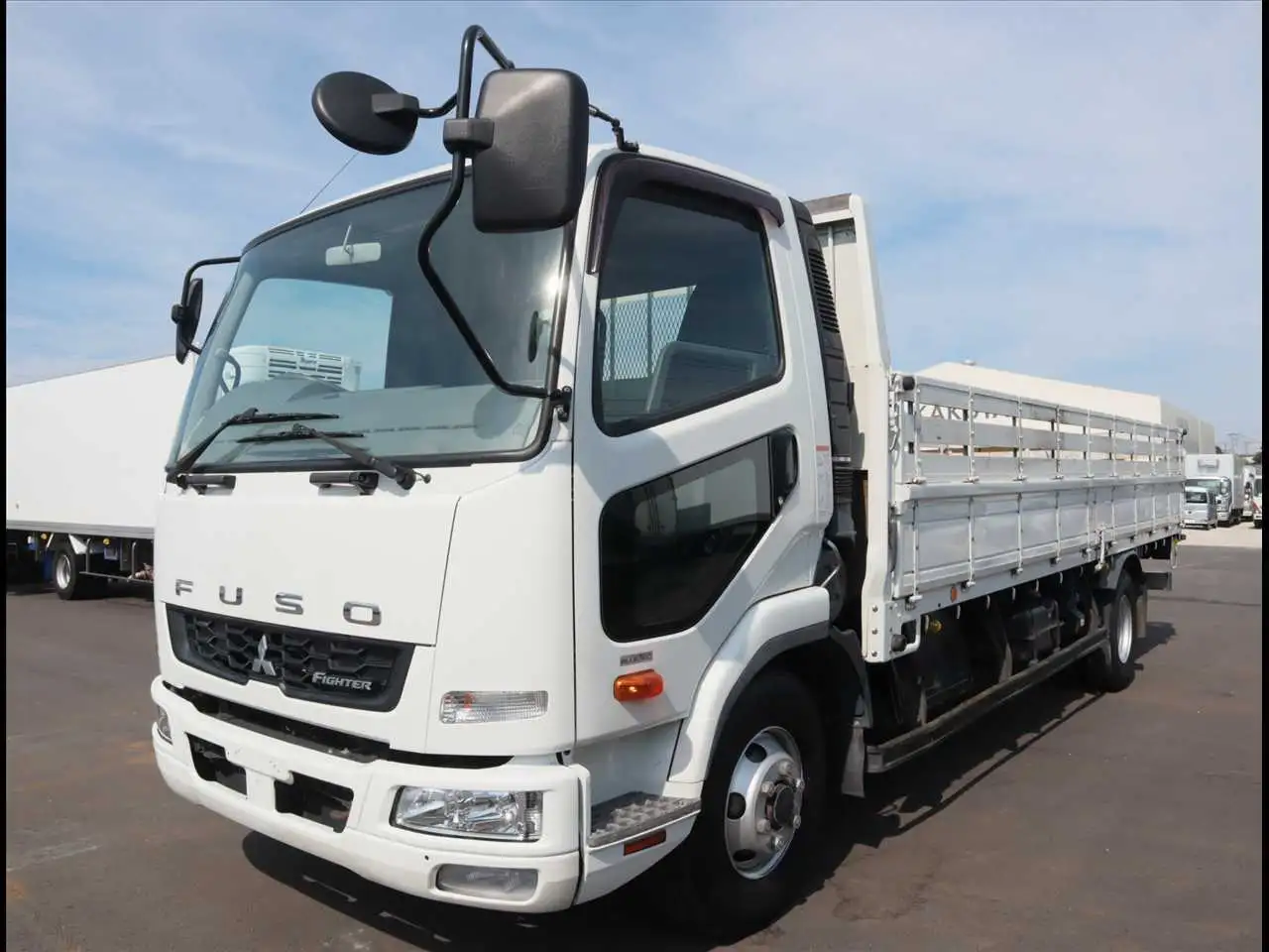 三菱 ファイター 中型/増トン 平ボディ 床鉄板 TKG-FK71F の中古トラック【車両No.191907】