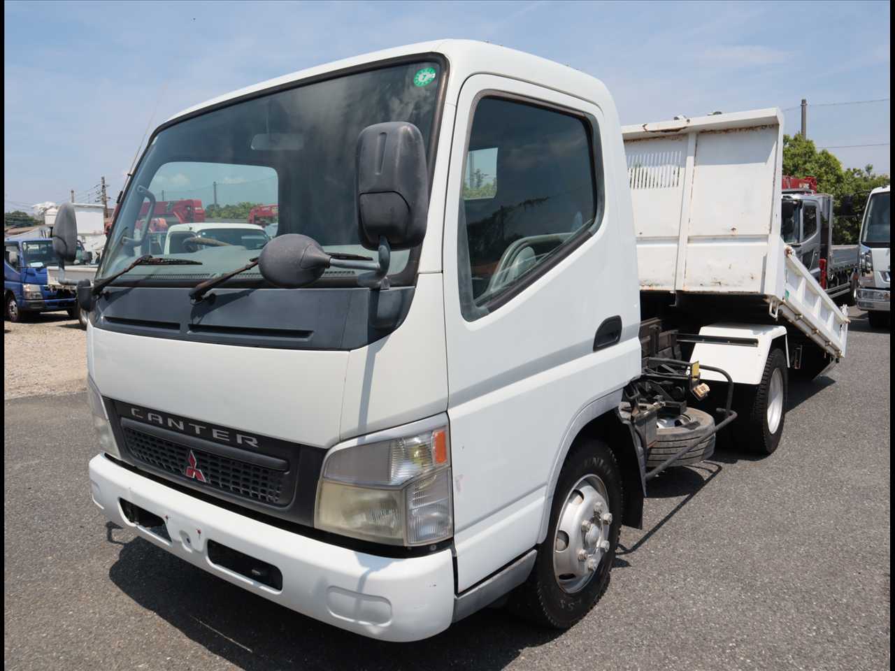三菱 キャンター 小型 ダンプ ワイドセミ