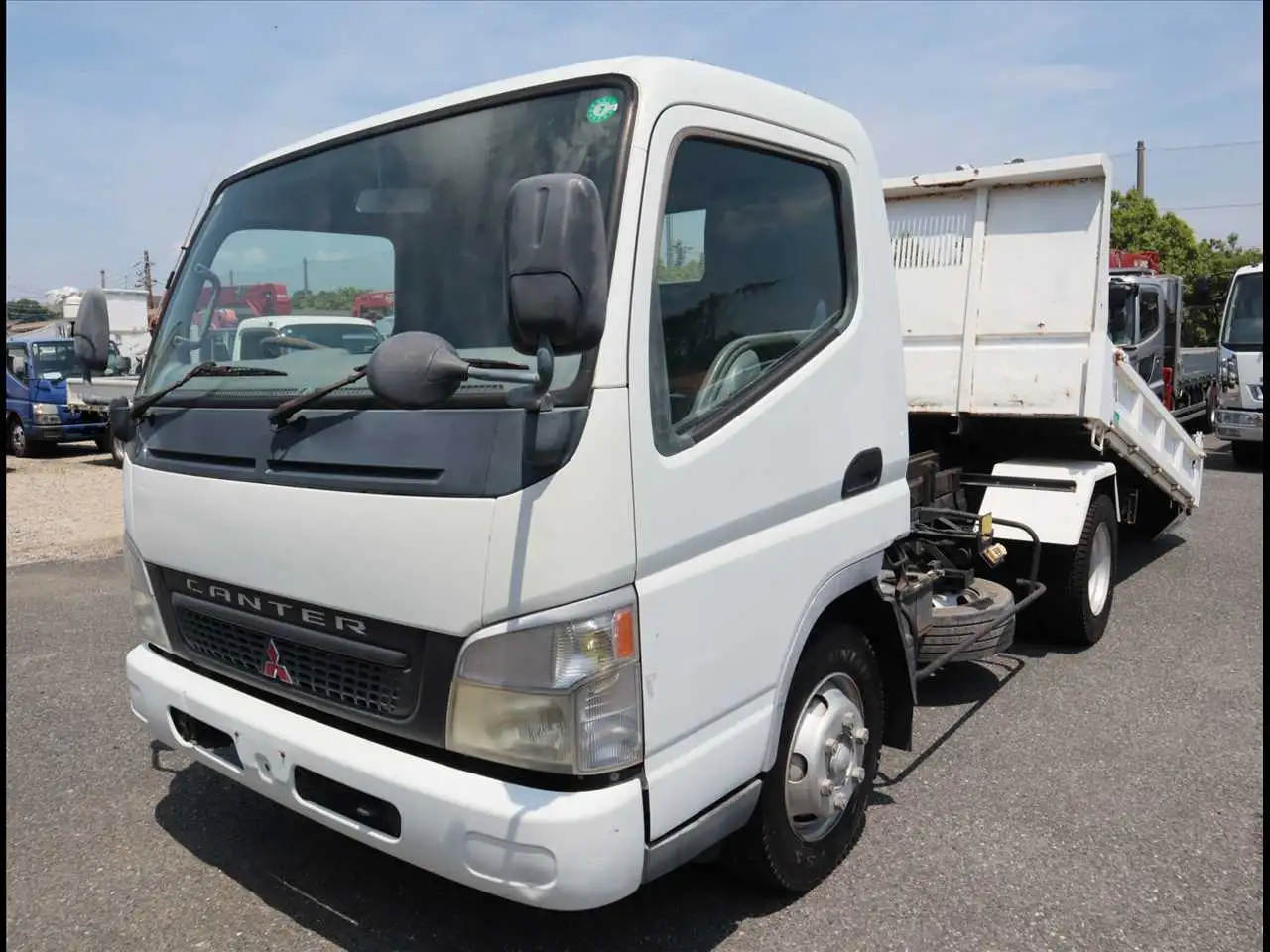 三菱 キャンター 小型 ダンプ ローダー PA-FE83DCY の中古トラック【車両No.191903】
