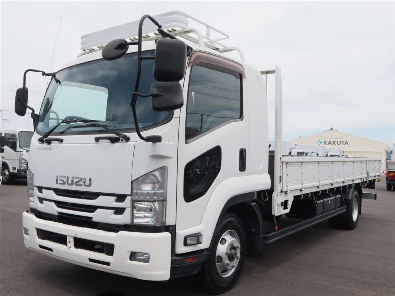 いすゞ フォワード 中型/増トン 平ボディ アルミブロック ベッド の中古トラック【車両No.116946】