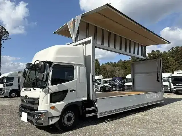 日野 レンジャー 中型/増トン ウイング パワーゲート エアサスの中古トラック画像6