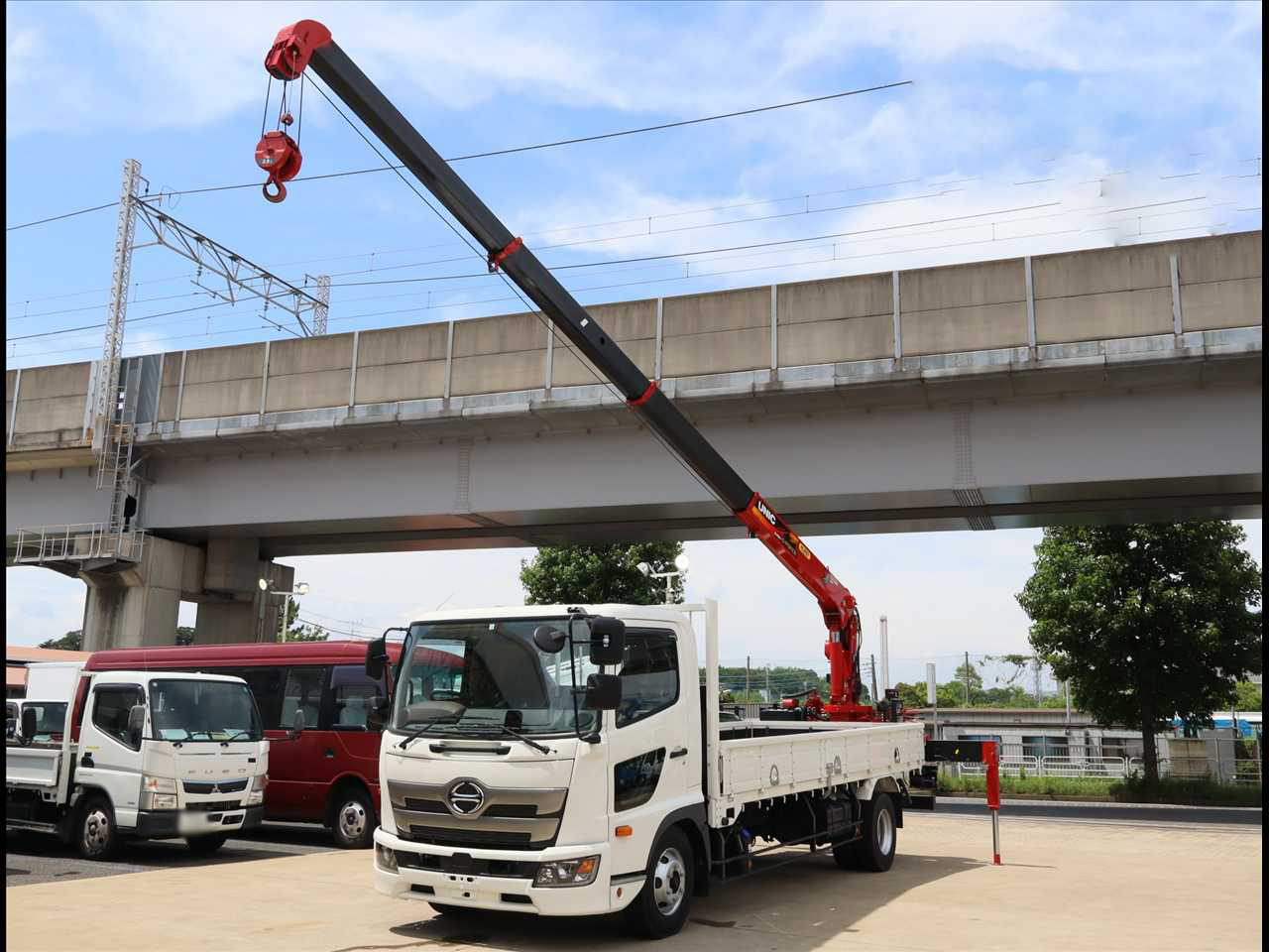 日野 レンジャー 中型/増トン クレーン付 床鉄板 アルミブロック の中古トラック【車両No.121564】