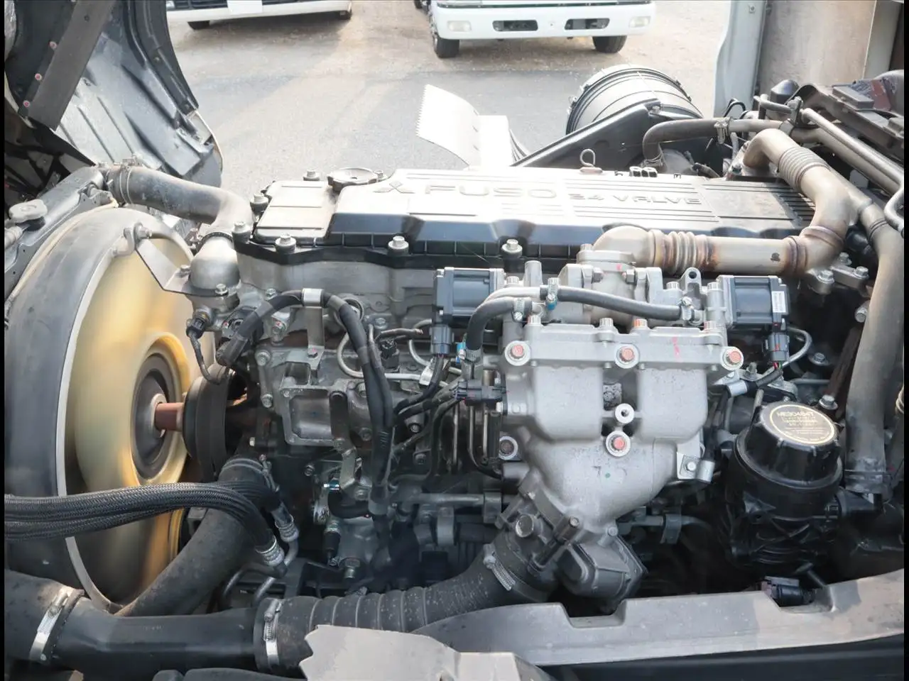 三菱 ファイター 中型/増トン 平ボディ ベッド TKG-FK61Fの中古トラック画像19
