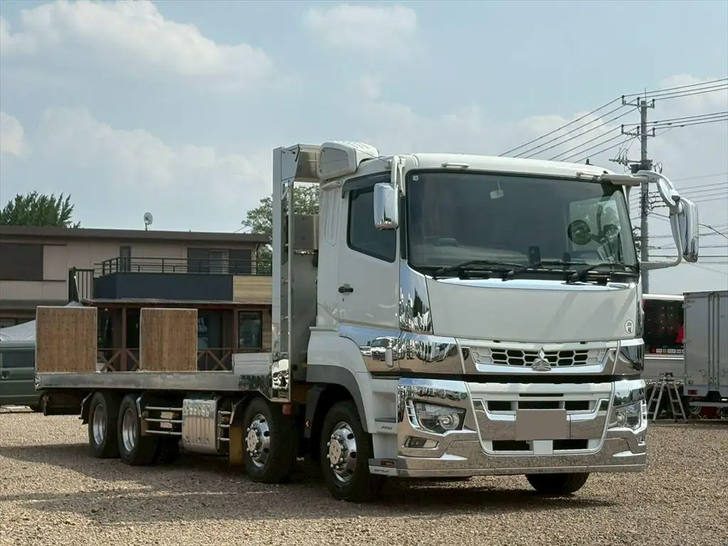 三菱 スーパーグレート 大型 車両重機運搬 ラジコン ウインチの中古トラック画像2