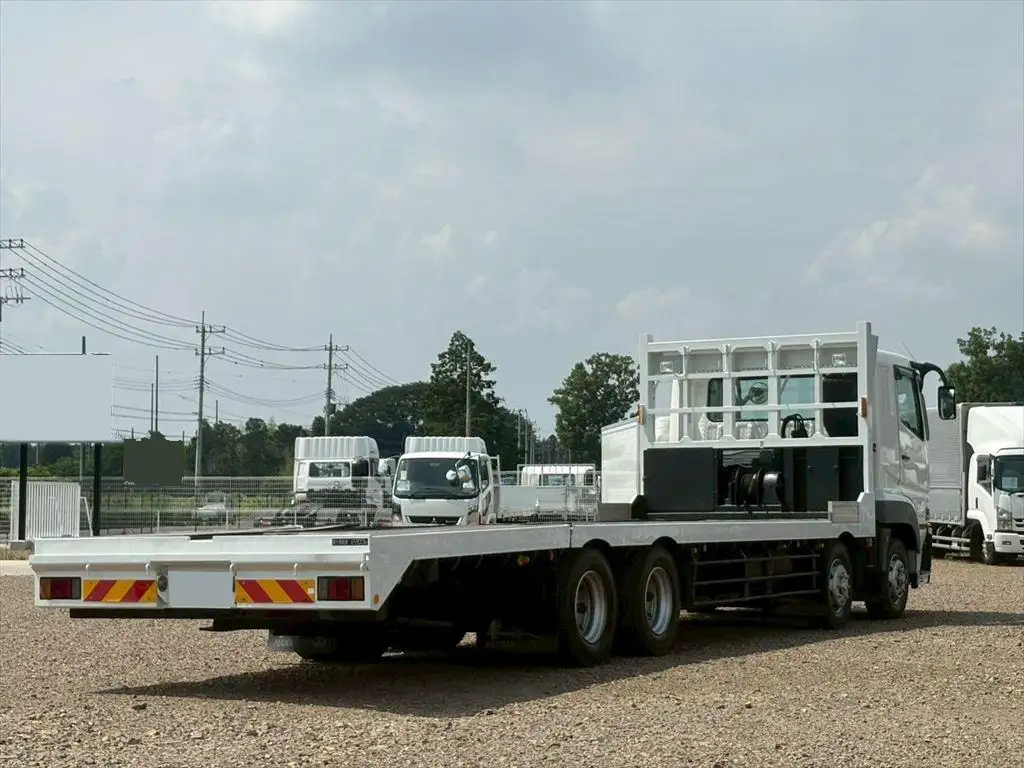 三菱 スーパーグレート 大型 車両重機運搬 ウインチ エアサスの中古トラック画像3