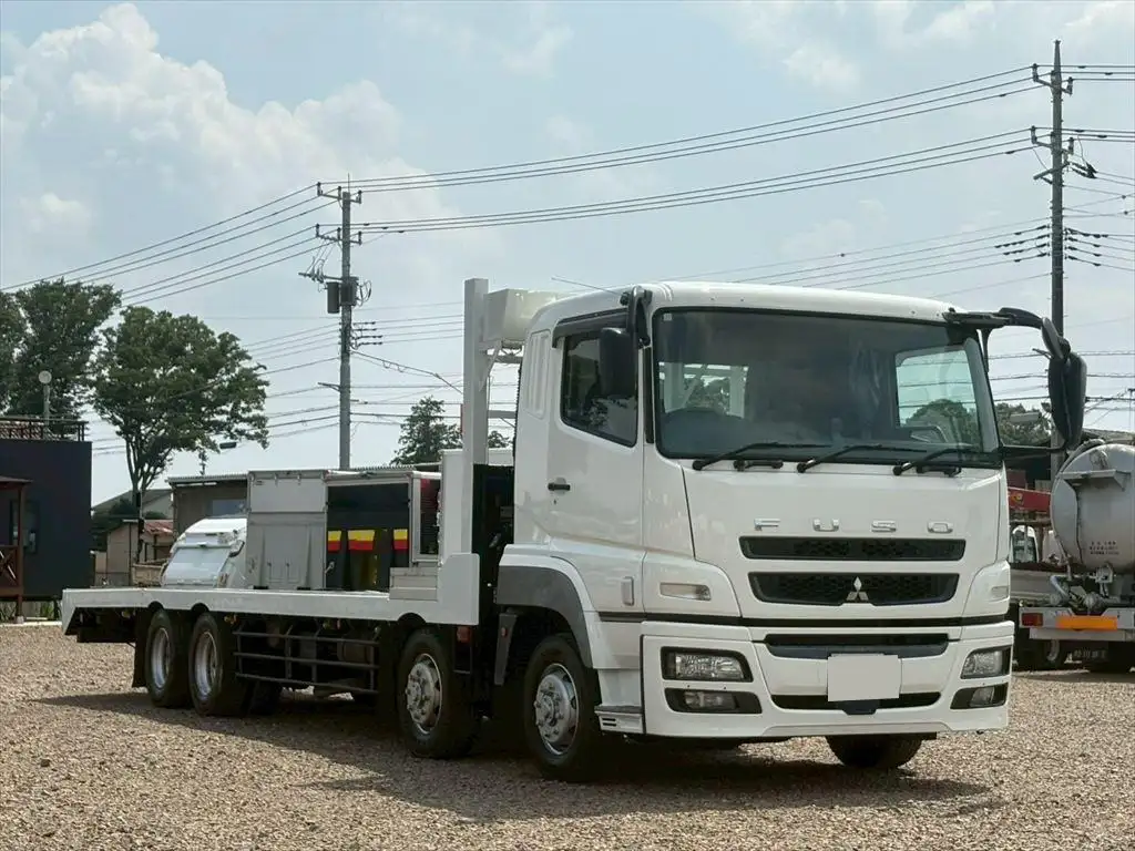 三菱 スーパーグレート 大型 車両重機運搬 ウインチ エアサスの中古トラック画像2