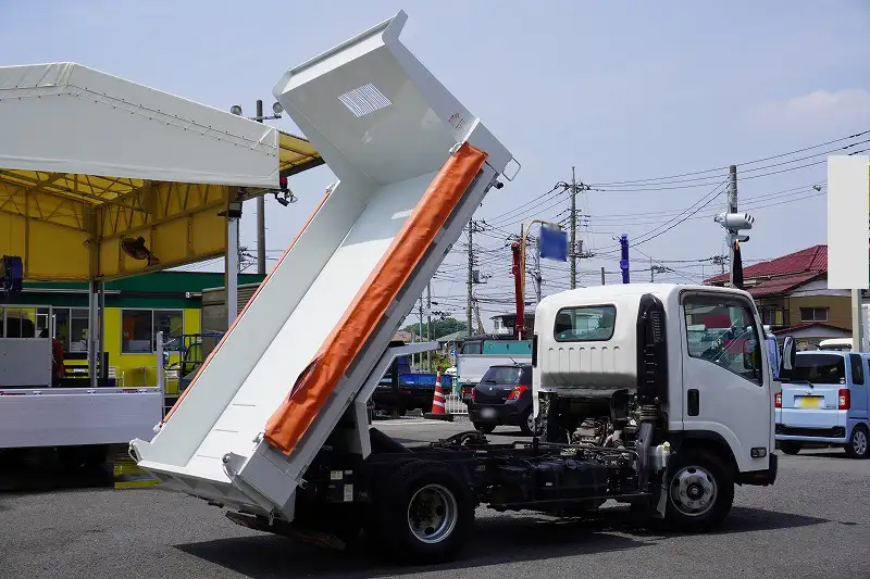いすゞ エルフ 小型 ダンプ ローダー 強化の中古トラック画像4
