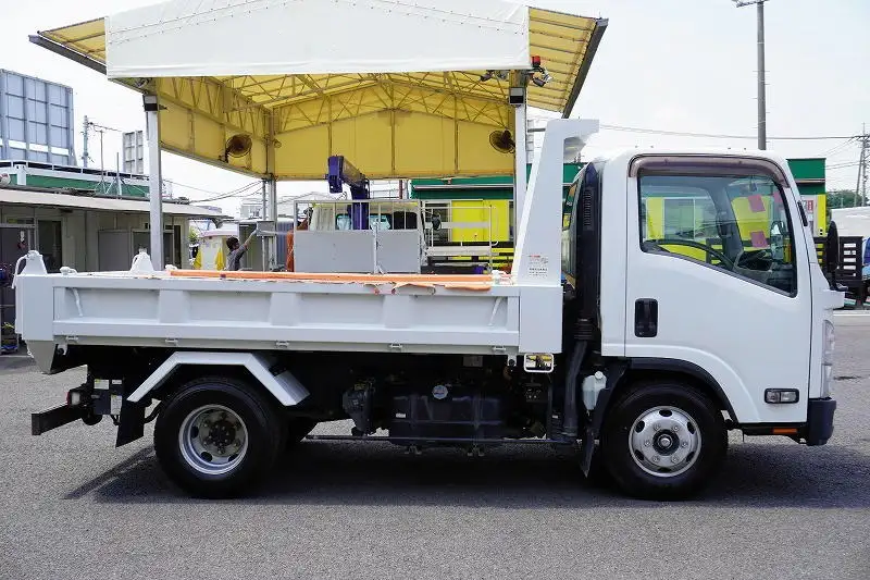いすゞ エルフ 小型 ダンプ ローダー 強化の中古トラック画像2