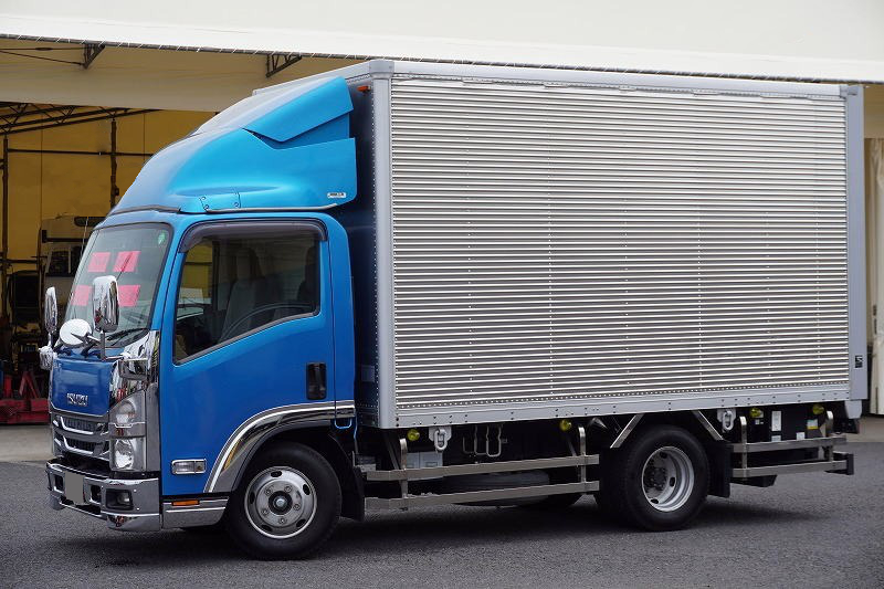 いすゞ エルフ 小型 アルミバン セミロング