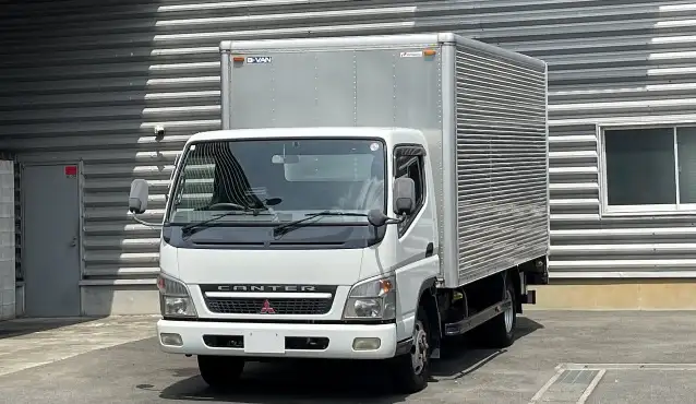 三菱 キャンター 小型 アルミバン パワーゲート PA-FE82DEV の中古トラック【車両No.191973】