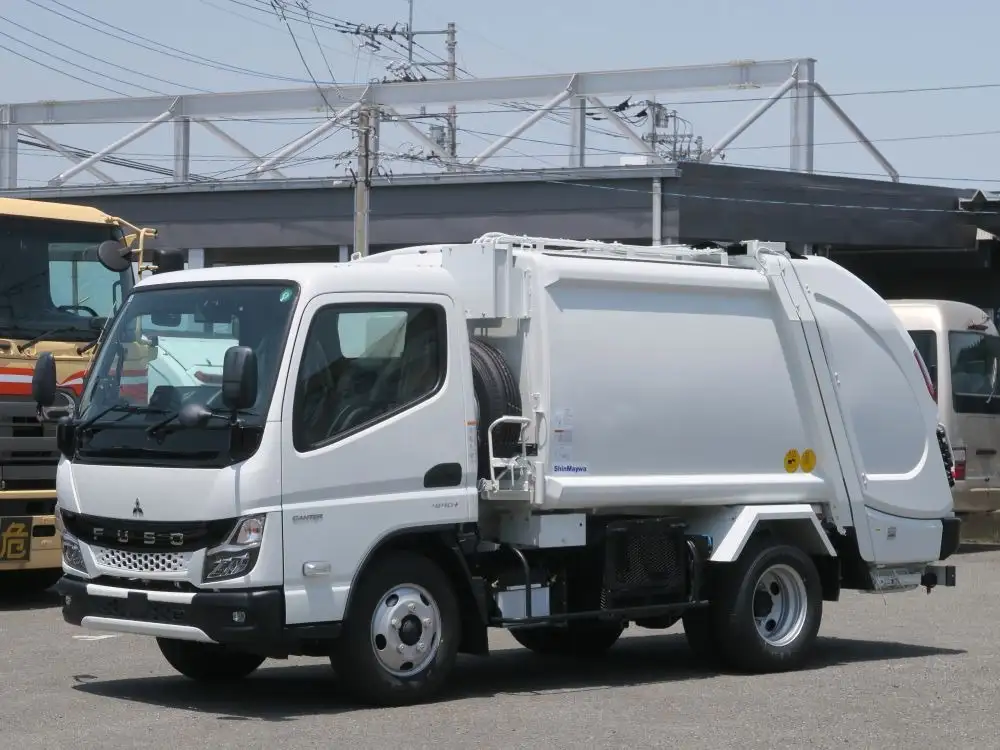 三菱 キャンター 小型 パッカー車 プレス式 回転ダンプ式 の中古トラック【車両No.191994】
