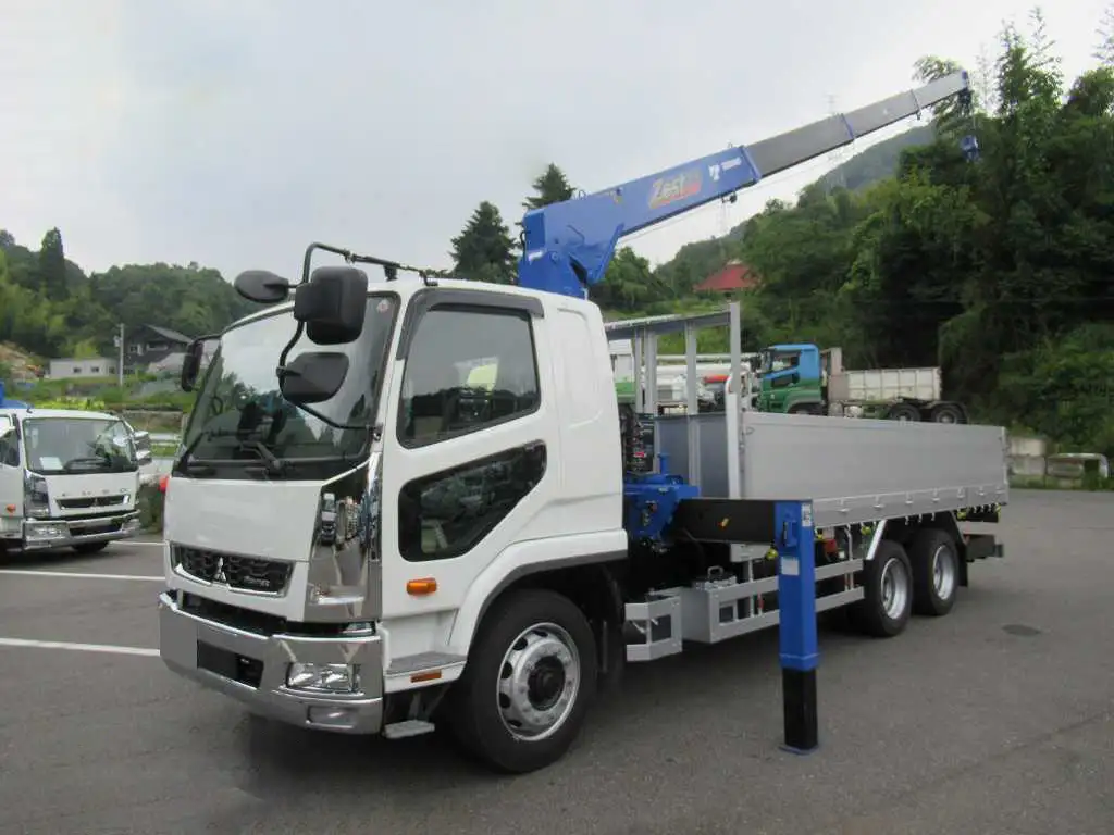 三菱 ファイター 中型/増トン クレーン付 アルミブロック 4段 の中古トラック【車両No.192060】