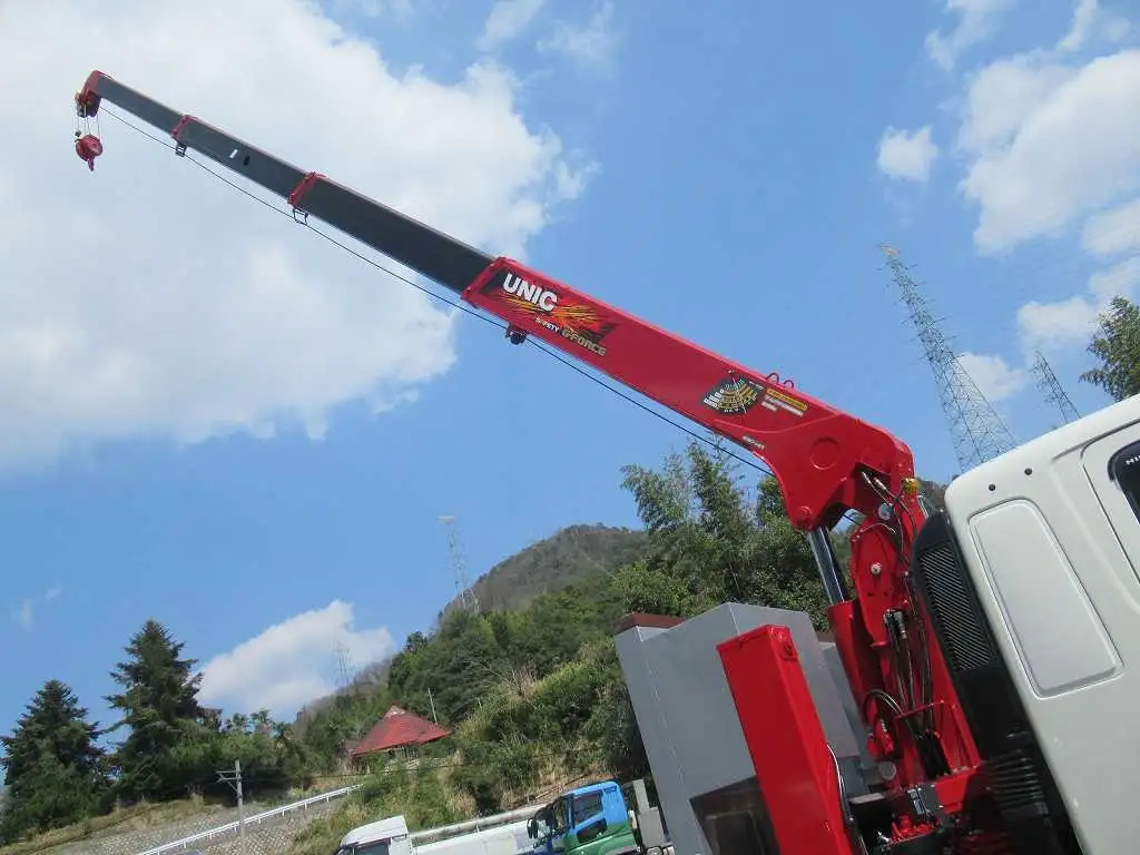 日野 プロフィア 大型 車両重機運搬 4段クレーン ラジコンの中古トラック画像8