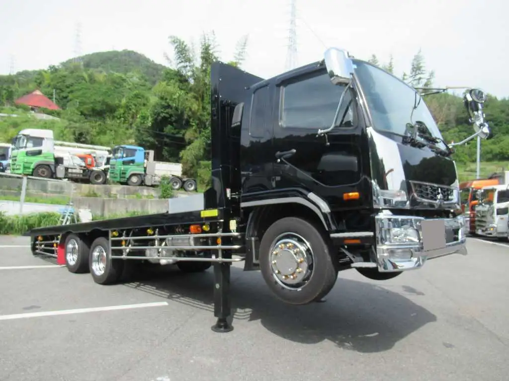 三菱 ファイター 中型/増トン 車両重機運搬 ラジコン ウインチの中古トラック画像2