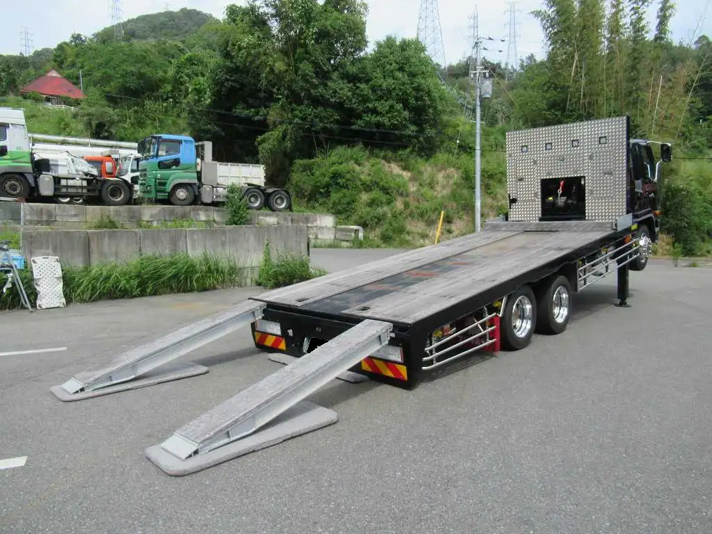 三菱 ファイター 中型/増トン 車両重機運搬 ラジコン ウインチの中古トラック画像3