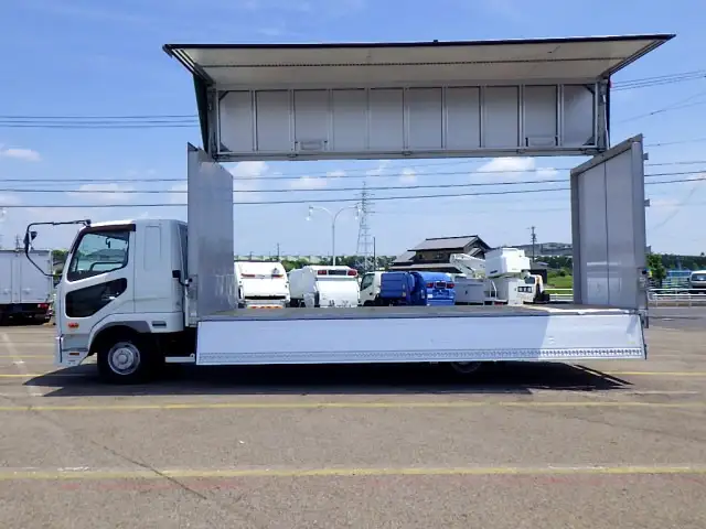 三菱 ファイター 中型/増トン ウイング ベッド 2KG-FK61Fの中古トラック画像7