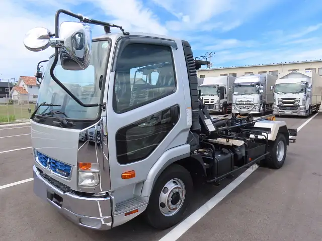 三菱 ファイター 中型/増トン アームロール ツインホイスト 2KG-FK72Fの中古トラック画像1