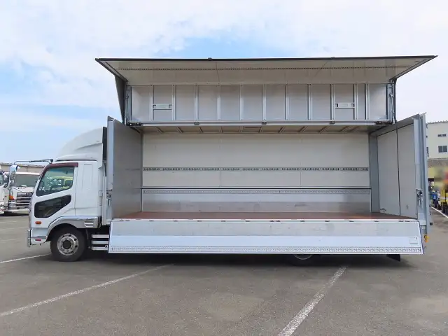 三菱 ファイター 中型/増トン ウイング エアサス ベッドの中古トラック画像7