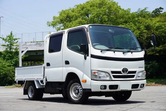トヨタ ダイナ 小型 平ボディ Wキャブ 床鉄板の中古トラック画像2