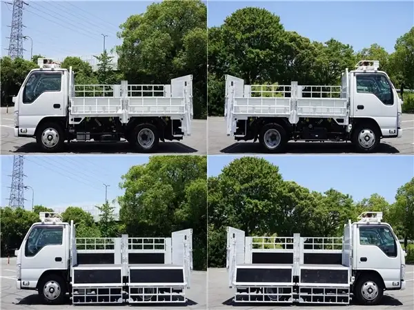 いすゞ エルフ 小型 平ボディ パワーゲート 床鉄板の中古トラック画像11