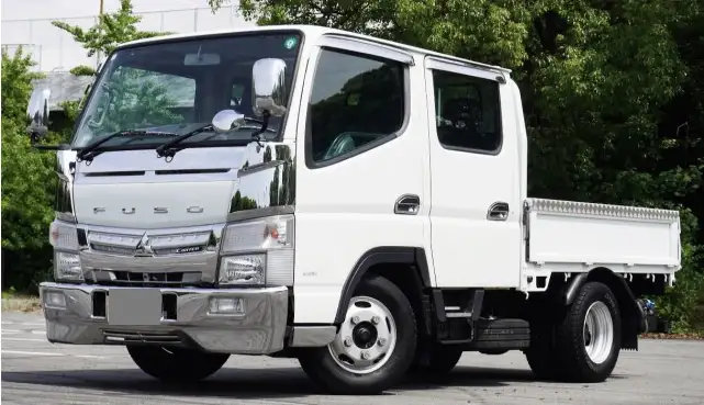 三菱 キャンター 小型 平ボディ Wキャブ 床鉄板 の中古トラック【車両No.192233】