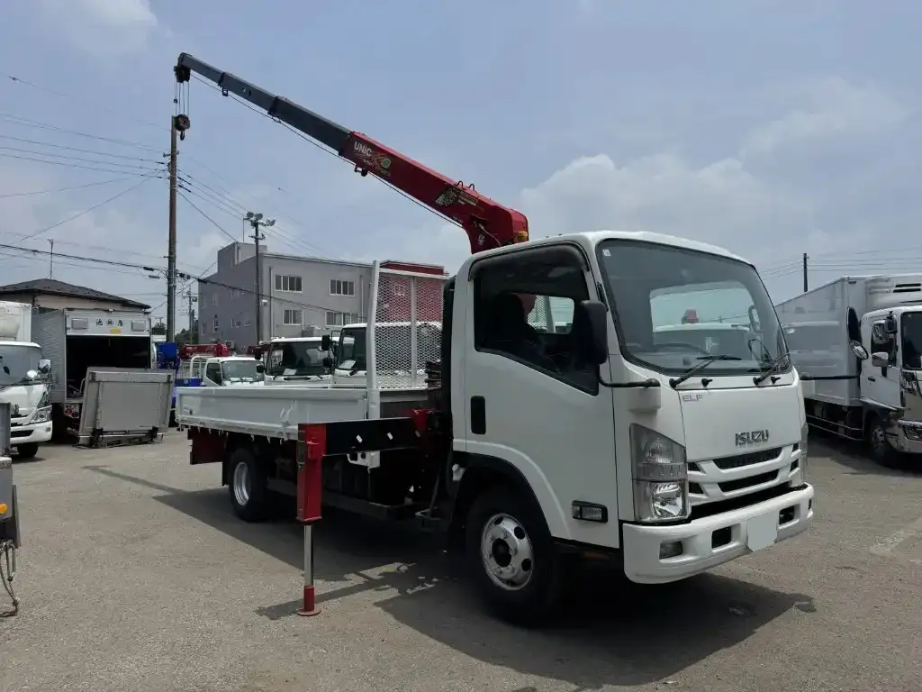 いすゞ エルフ 小型 クレーン付 4段 ラジコンの中古トラック画像2