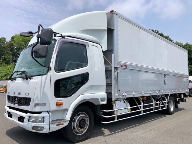 三菱 ファイター 中型/増トン ウイング ベッド TKG-FK61F の中古トラック【車両No.100445】