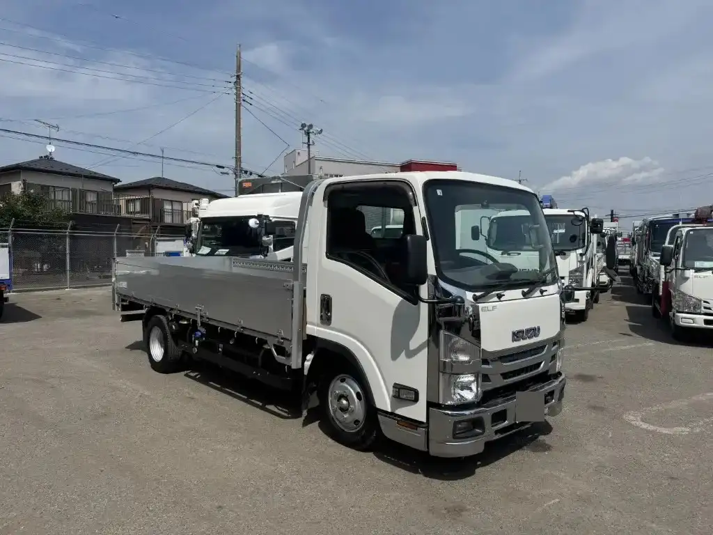 いすゞ エルフ 小型 平ボディ アルミブロック 2RG-NLR88ARの中古トラック画像2