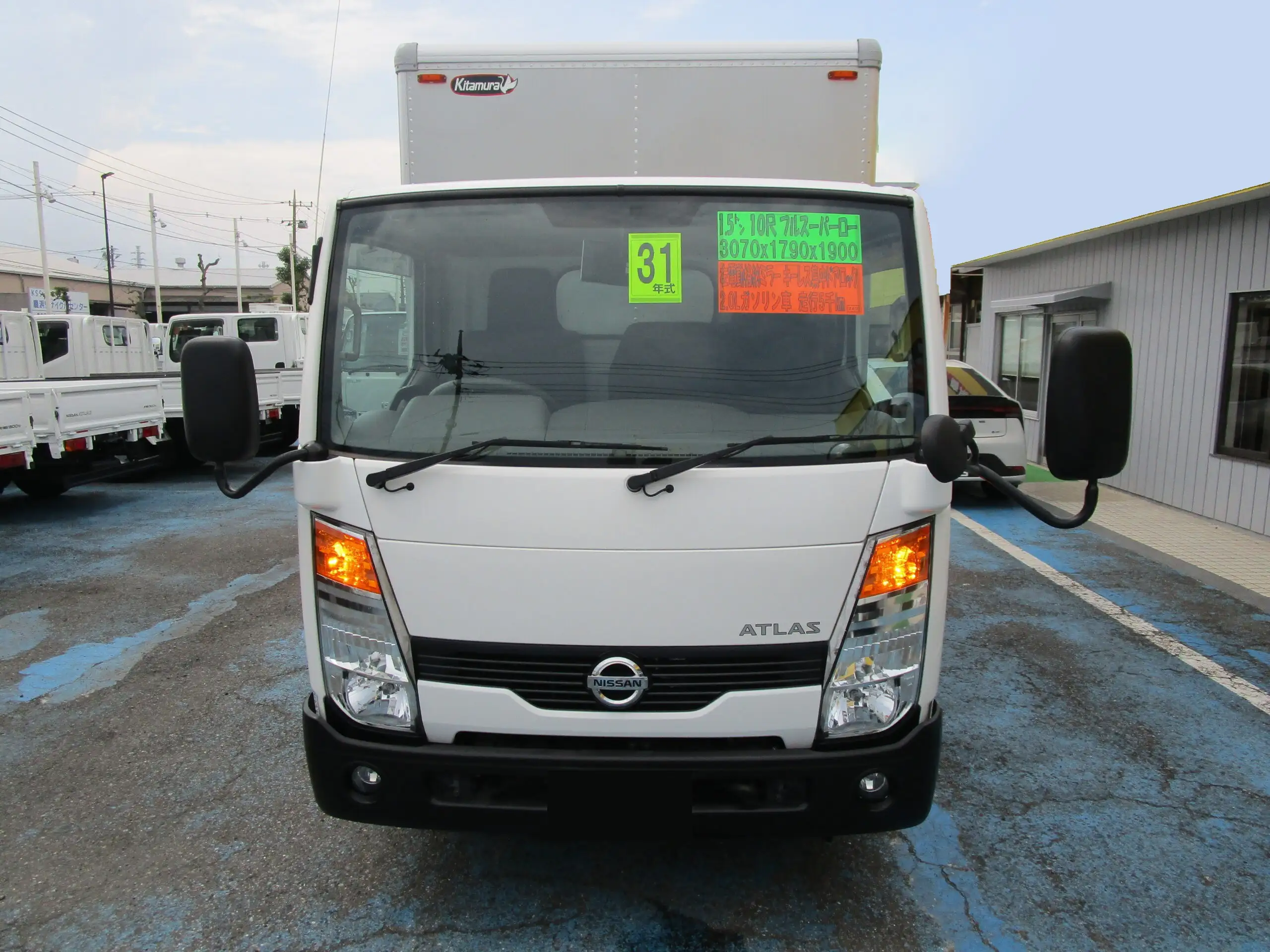 日産 アトラス 小型 アルミバン CBF-SQ2F24 H31/R1の中古トラック画像2