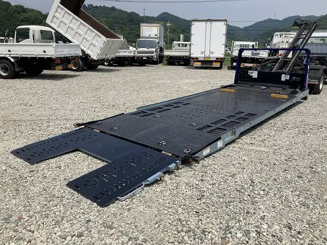 三菱 キャンター 小型 車両重機運搬 ラジコン ウインチの中古トラック画像6