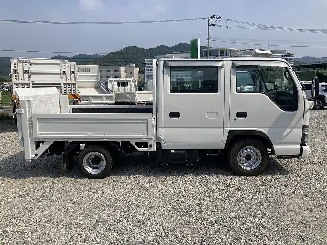 いすゞ エルフ 小型 平ボディ Wキャブ パワーゲートの中古トラック画像3
