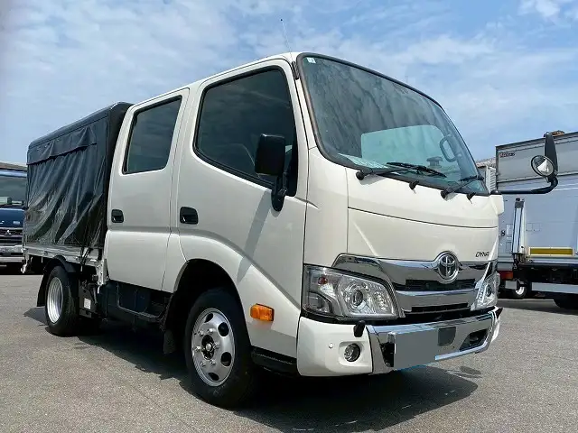 トヨタ ダイナ 小型 平ボディ Wキャブ 幌の中古トラック画像2