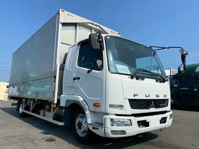 三菱 ファイター 中型/増トン ウイング エアサス ベッドの中古トラック画像2